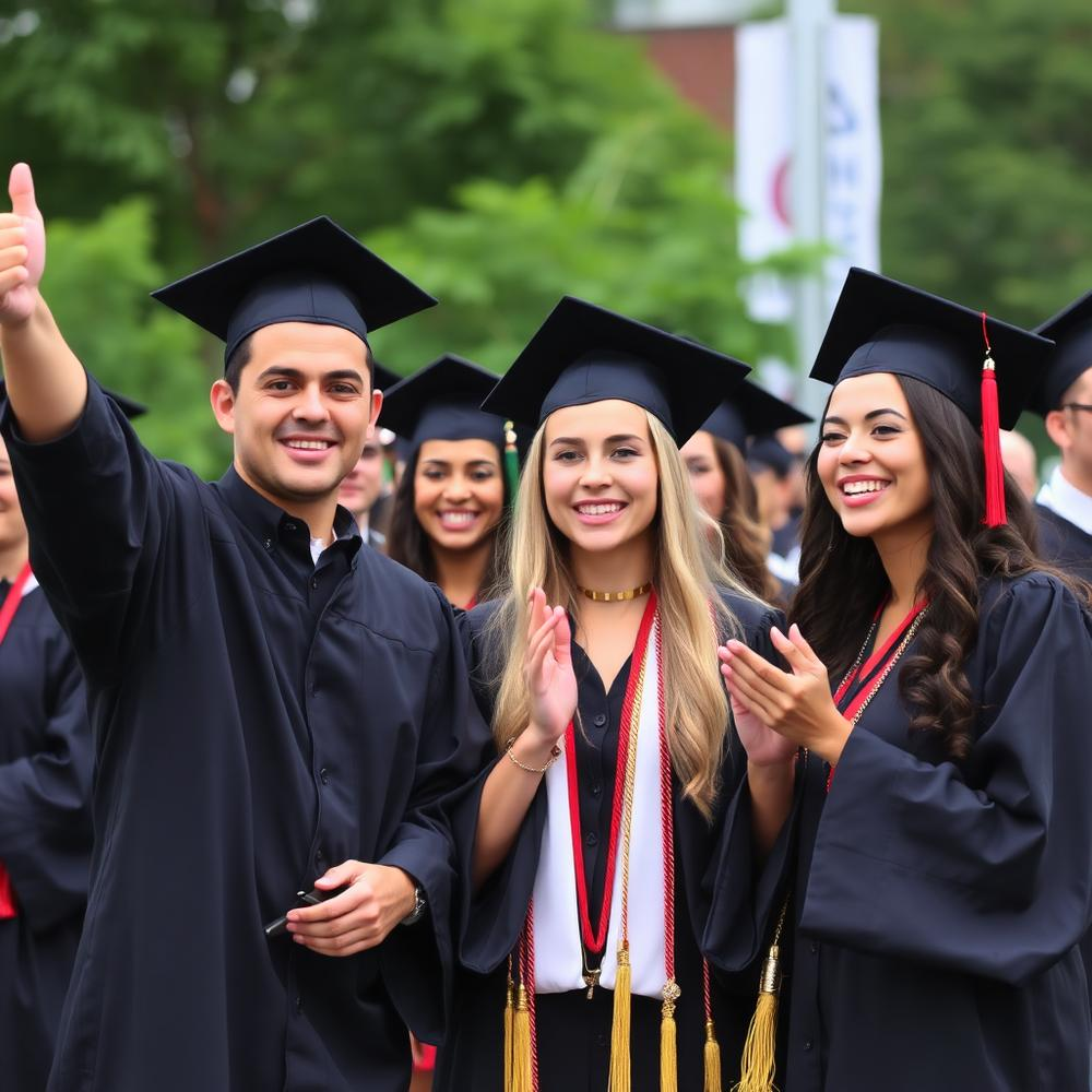 OUZO graduates at the certification ceremony